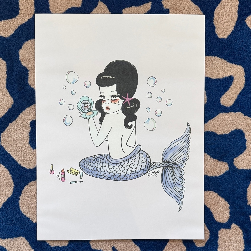 Ilse Valfre Mermaid Art Print 18x24”